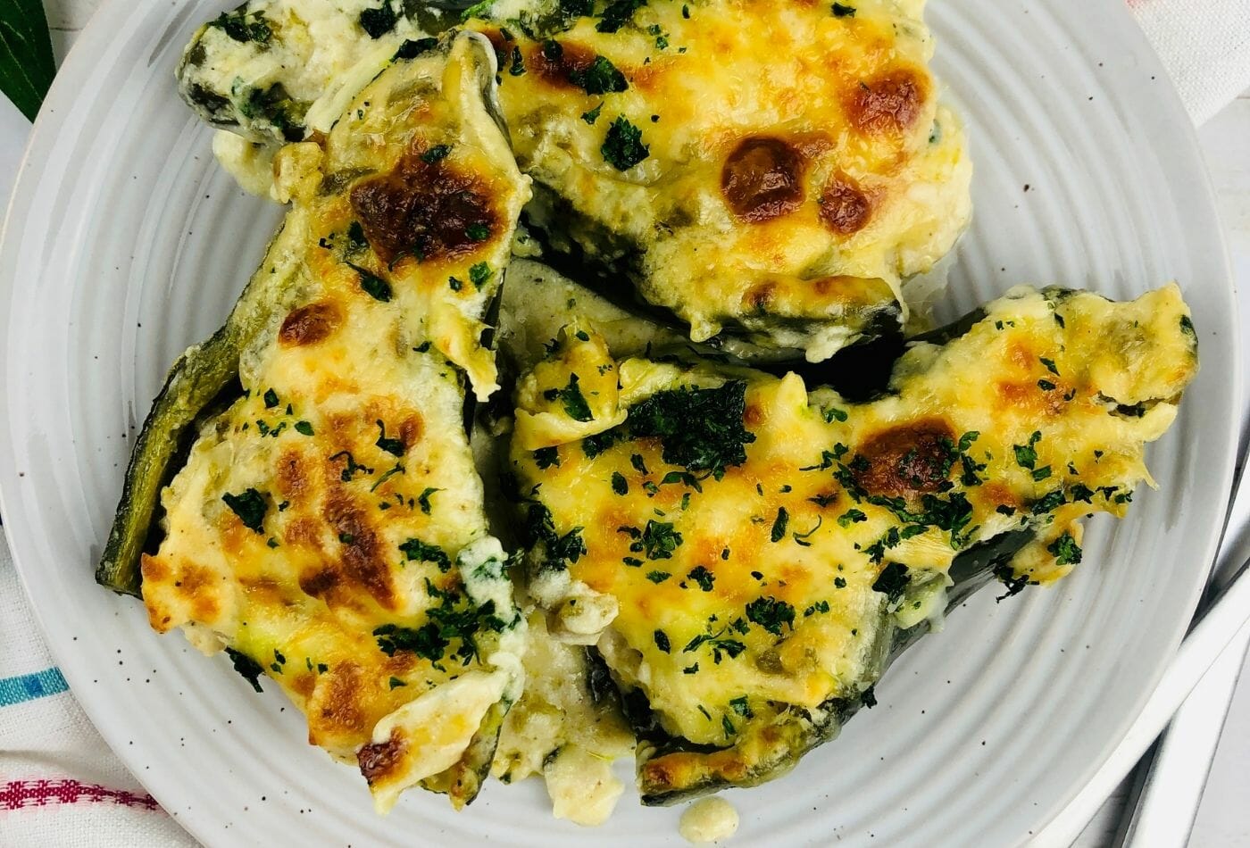 POBLANO CHICKEN ENCHILADAS WITHOUT TORTILLASActionable